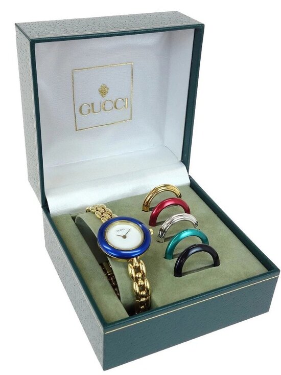 Gucci 11/12.2 Change Bezel Chameleon Quartz Watch SS 126686 main image 9
